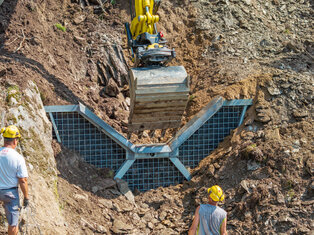 Fotos Ortnerbach_Wildbach- und Lawinenverbauung Sektion Kärnten_Fotos von Peter Maier